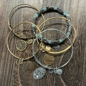 Alex & Ani Bracelets Set Of 5 B21